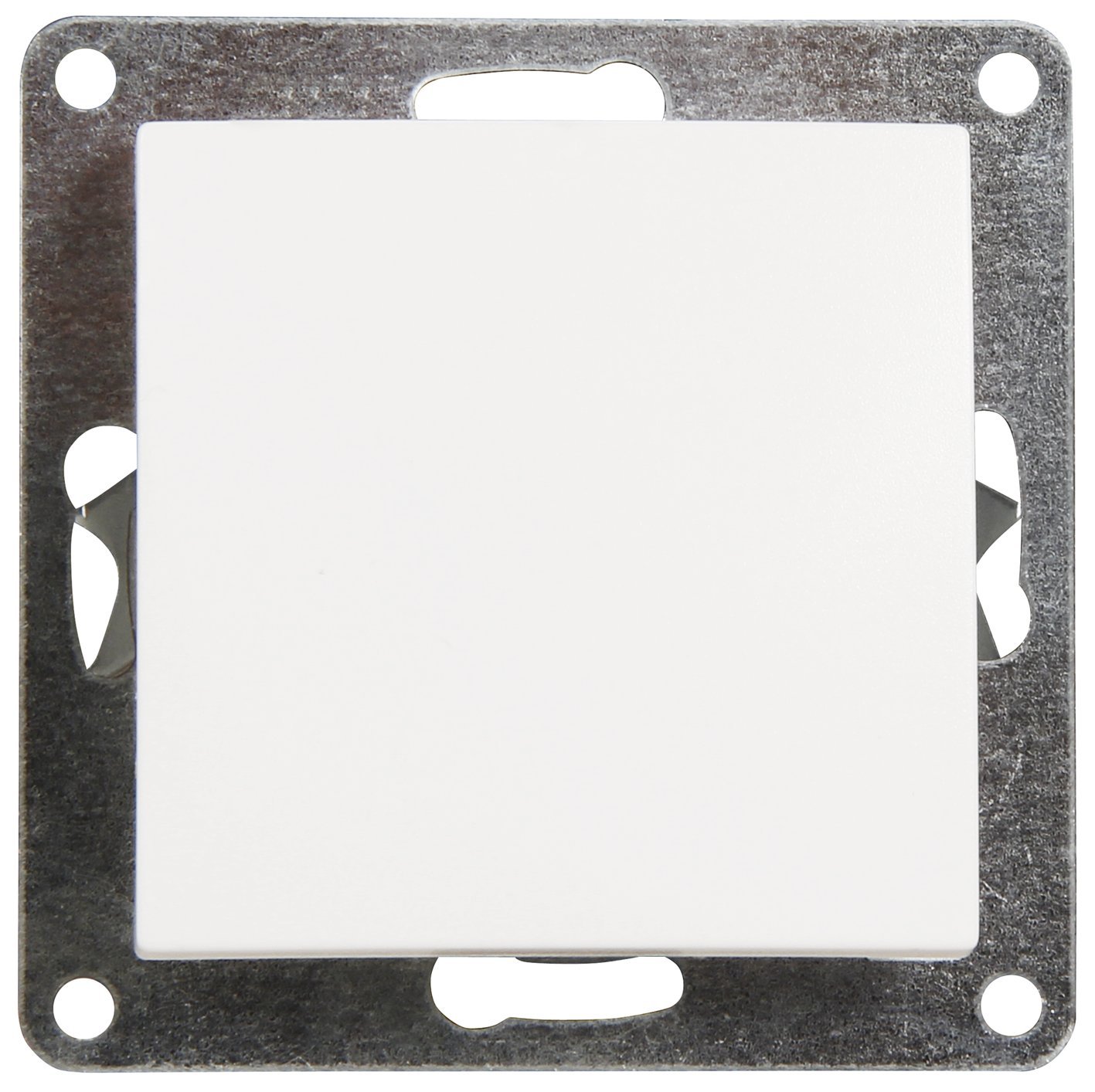 McPower Kreuzschalter | Flair | 250V~/10A UP Unterputzschalter, für Zuhause | Weiß